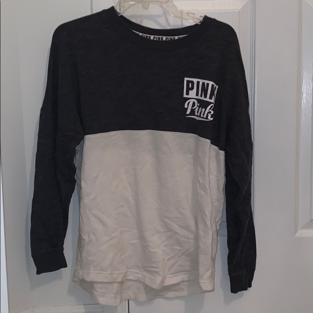pink sweatshirt